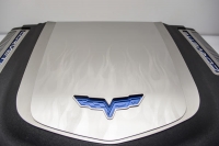 E21711 Cover-Engine Shroud-Flame Etched-Stainless Steel-ZR1-09-13