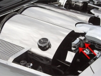 E21740 Cover-Throttle Body Motor-Polished-Chrome-LS2-05-07