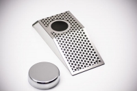 E21772 Cover-Power Steering Reservoir-Perforated-Stainless Steel-With Cap-LS3 or LS7-09-13