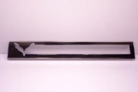 E21785 Sill Plate-Door-Factory Overlay-Carbon Fiber-W/ Stainless Steel Trim-Pair-14-17