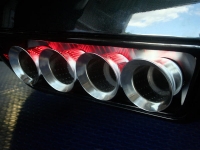 E21791 Panel-Exhaust-NPP Dual Mode Exhaust-Brushed-Stainless Steel-With Red LED-14-17