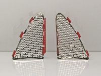 E21794 Light Grille-Tail Light-Laser Mesh-Stainless Steel-Pair-14-17