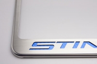 E21819 Frame-License Plate-Illuminated C7 Corvette Stingray Lettering-7 Colors Available