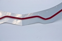 E21831 Spoiler-Front Lip-Polished-Stainless Steel-14-17