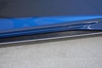 E21841 Side Skirts-Stainless Steel-W/ Carbon Fiber Overlay-Pair-14-17