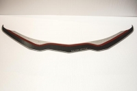 E21843 Spoiler-Front Lip-Carbon Fiber Overlay-W/ Corvette Script-Stainless Steel-14-17