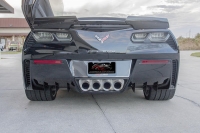 E21857 Diffuser Fins-Rear Bumper-Stainless Steel or Carbon Fiber-6 Pieces-15-17