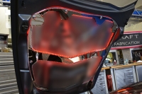 E21870 Hood Trim-W/ Center Brace and LED Illumination-5 colors-Stainless Steel-14-17-NO LONGER AVAILABLE