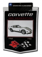 E22829 Corvette Generations Wool Wall Banner-68-82