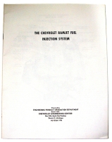E2657 MANUAL-CHEVROLET RAMJET FUEL INJECTION SYSTEM-57-62