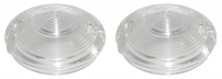 E3804 LENS-PARKING LAMP AND TURN SIGNAL-CLEAR-PAIR-68-69