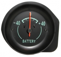 E5834 GAUGE-BATTERY-AMMETER-WITH GREEN FACE-68-71