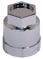 E6116 CAP-WHEEL-LUG NUT COVER-CHROME-EACH-84-96