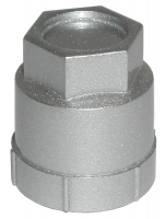 E6118 CAP-WHEEL-LUG NUT COVER-SILVER-EACH-90-96