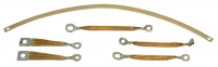 E6290 GROUND STRAP SET-WITHOUT SIDE EXHAUST-6 PIECES-64-67