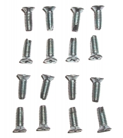 E8461 SCREW SET-HEADLAMP HOUSING PIVOT SHAFT--ZINC-16 PIECES-63-67