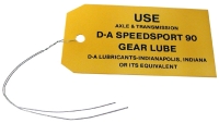 E9852 TAG-TRANSMISSION LUBE-66-71